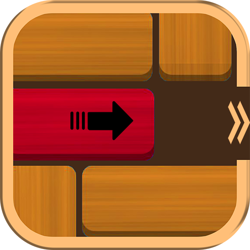 Block Escape - Sliding Red Wood Block icon