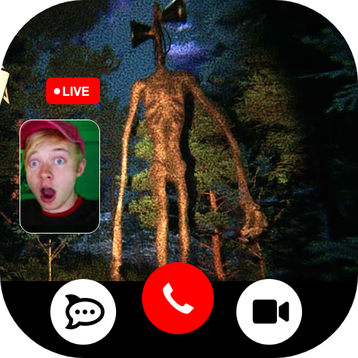 Siren Head📱 video call &amp; talk   chat (Simulation) icon