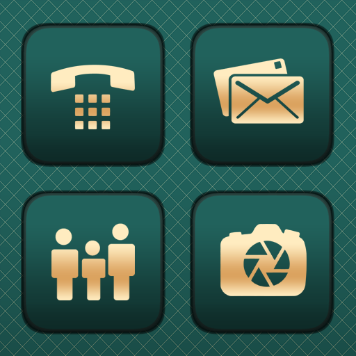 Boxed Golden Emerald Icons icon