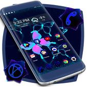 ikon Launcher Kupu-kupu Pink cerah