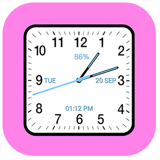 Analog Clock Square Classic icon