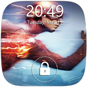 Flash The Superhero Lock Screen icon