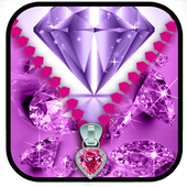 Diamond Zipper Lock Screen icon
