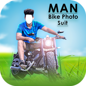 Men Moto Photo Suit : Stylish Bike Photo Editor icon