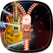 Guitar Zipper Lock Screen icon
