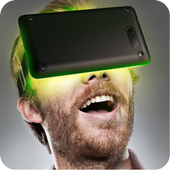 VR Helmet World Robot X Ray icon