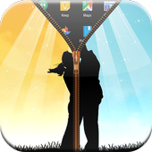 Love Zipper Lock Screen icon