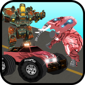 Multi Robotic Elephant Truck Vs US City Police icon