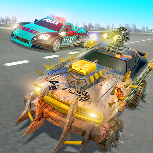 Police car chaser: racing war games 2021 icon