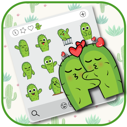 Funny Cactus Emoji Stickers icon
