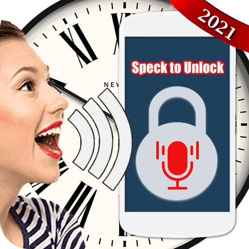 ikon Clock Voice Lock Screen – Time Clock Theme