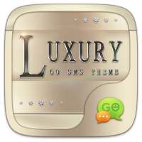 (FREE) GO SMS LUXURY THEME on 9Apps