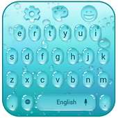 blue drop keyboard theme