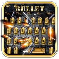 Golden Bullet Shots Keyboard Theme on 9Apps