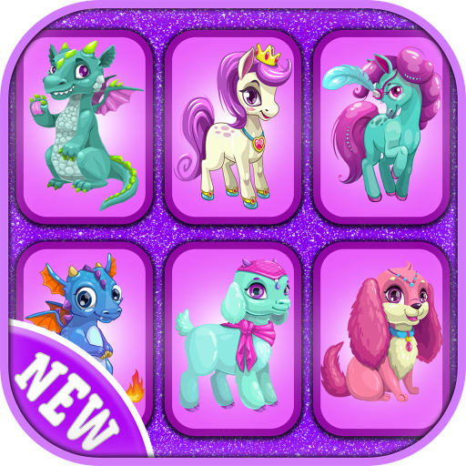 Princess Pets Memory Match Game icon
