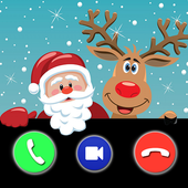 Answer video call from Santa Claus! prank icon