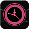 Glowing Clock Live Wallaper أيقونة