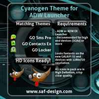 ADW Theme Cyanogen on 9Apps