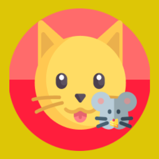 cat and rat icon