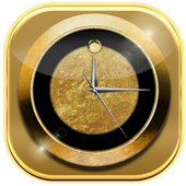 Luxury Clock Gold icon