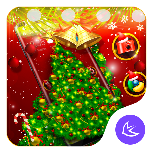 Merry Christmas 2018 APUS Launcher theme icon
