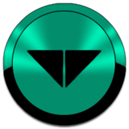 Teal and Black Icon Pack icon