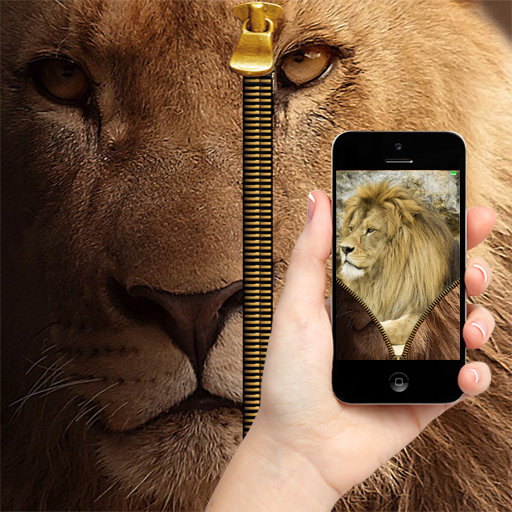 Lion Zipper Lock Screen icon