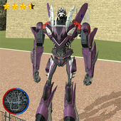 Flying Robot Transforming Plane: Air Robot Game icon