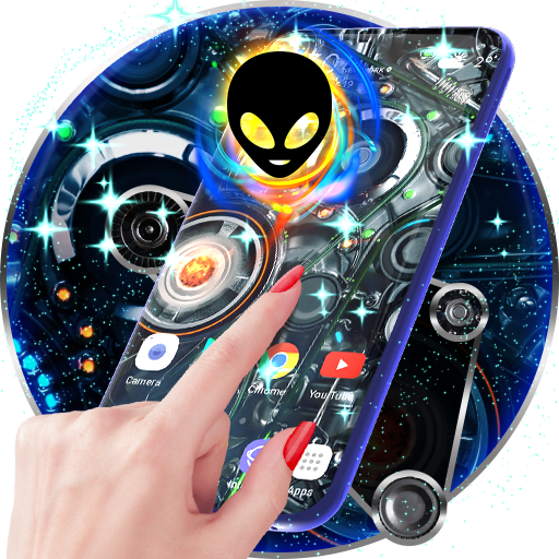 Alien Tech Live Wallpaper &amp; Animated Keyboard icon