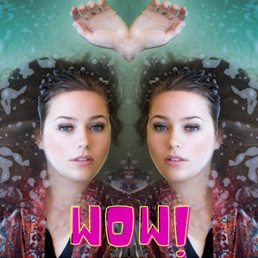 Photo Mirror- Image Editor, Mirror Photo Editor أيقونة