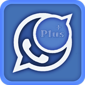 Blue WhatsApp Plus icon