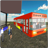 Tourist Bus Offroad Driving 3D أيقونة