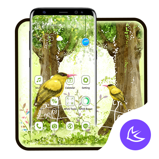 Oil Painting Garden APUS Launcher theme icon