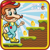 The jump run for mario icon