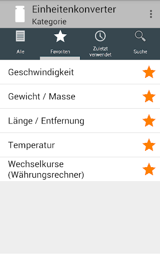 Einheitenkonverter screenshot 2