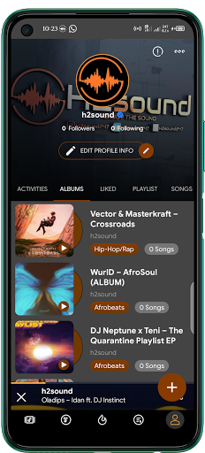 H2sound - Stream & Download New Music screenshot 5