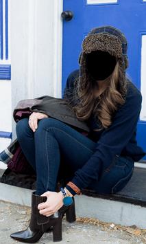 Beautiful Girl Jeans Style Photo Frames screenshot 2