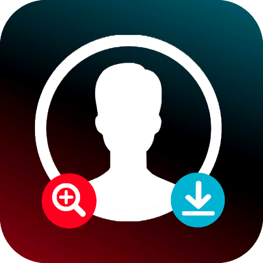 Big Profile Image: social network photo downloader icon