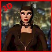 Super Girl Bat: Woman fighting Hero War