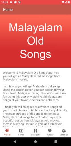 Malayalam Old Songs screenshot 1