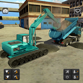 Excavator Driver Simulator - Road Building Sim icon