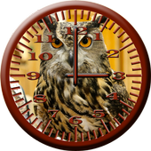 BoP 4 Horned Owl Analog Clock icon