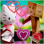 Valentine day Zip Lock icon