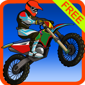Super moto cross crazy icon