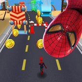 Subway avengers Infinity Dash: spiderman &amp; ironman icon