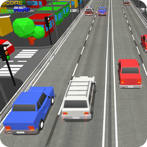 Blocky Cars Rush Drive icon
