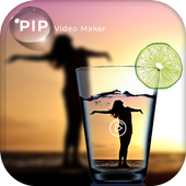 Pip Camera Video Maker - Add Video &amp; Music icon