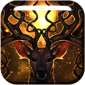 Beautiful Deer Live Wallpaper icon