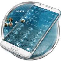 Dialer Bubble Rain Theme for Drupe and ExDialer