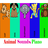Animal Sounds piano for kids icon